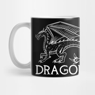 White Dragon Mug